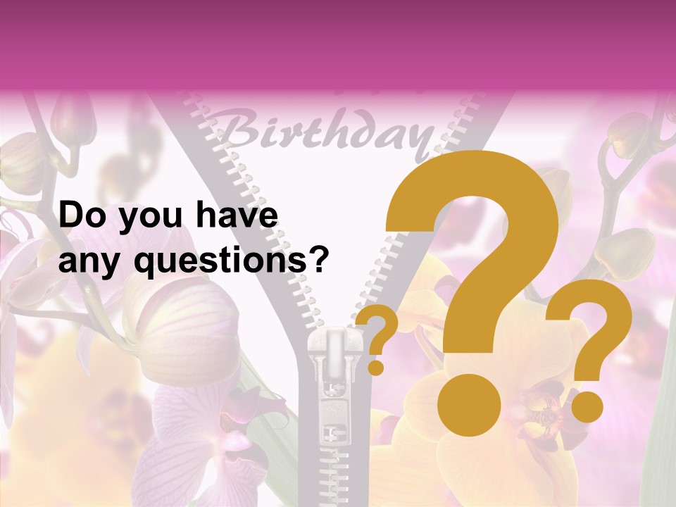 Garten Festlich Service PowerPoint Template