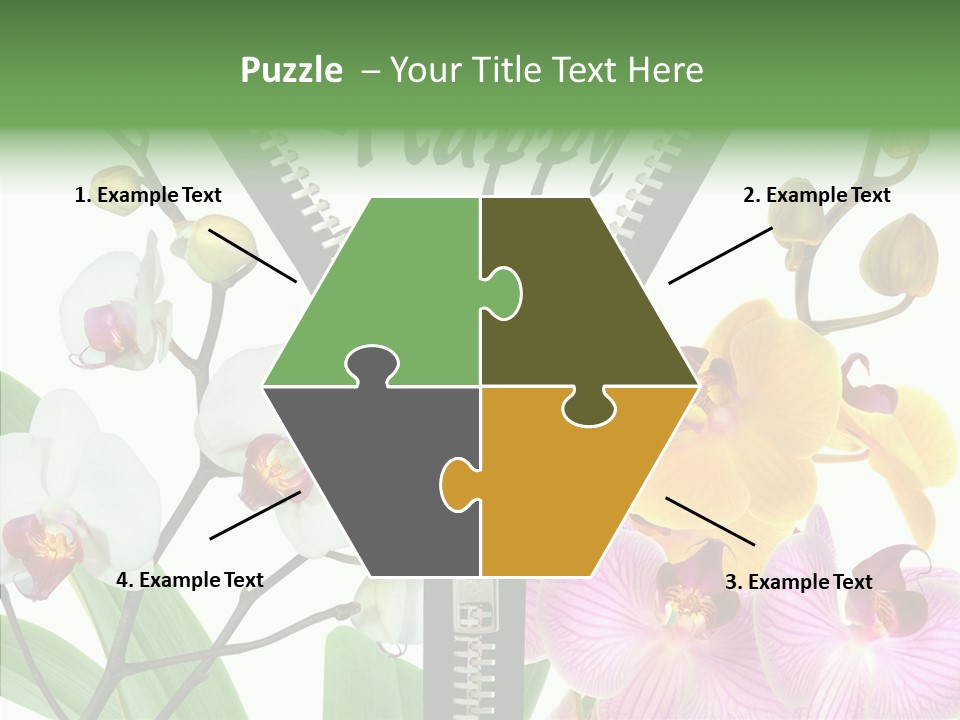 Service Festlich Geschenk PowerPoint Template