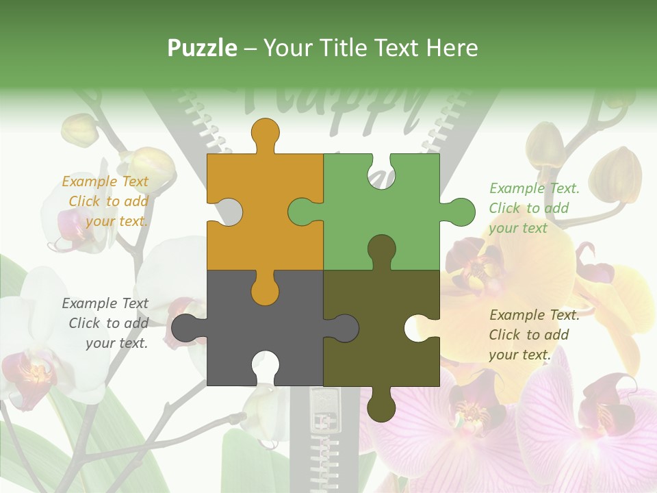 Service Festlich Geschenk PowerPoint Template