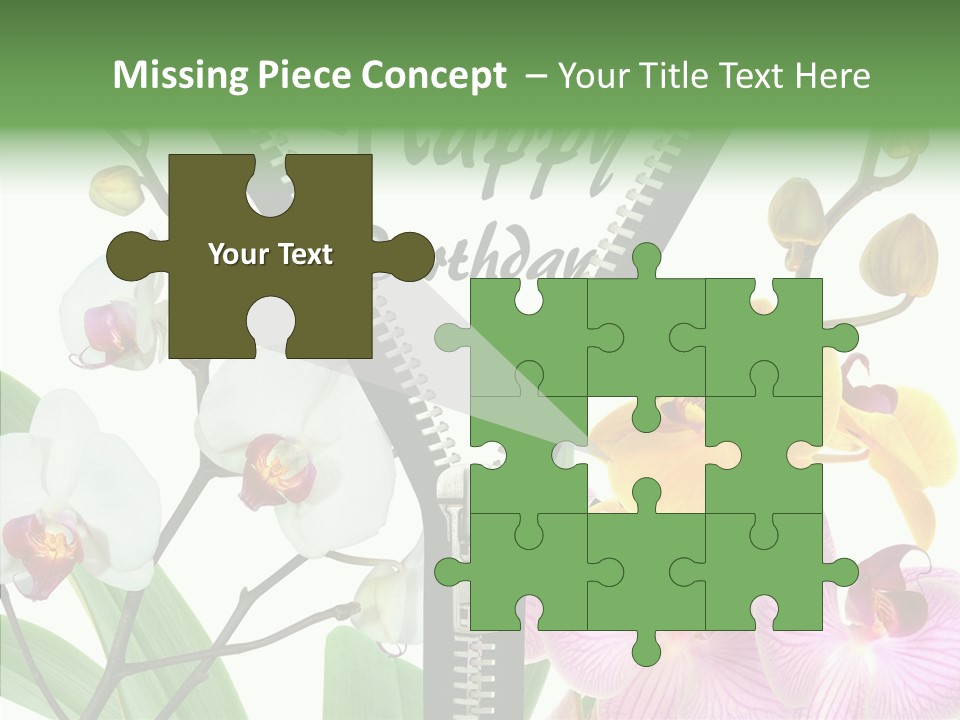 Service Festlich Geschenk PowerPoint Template