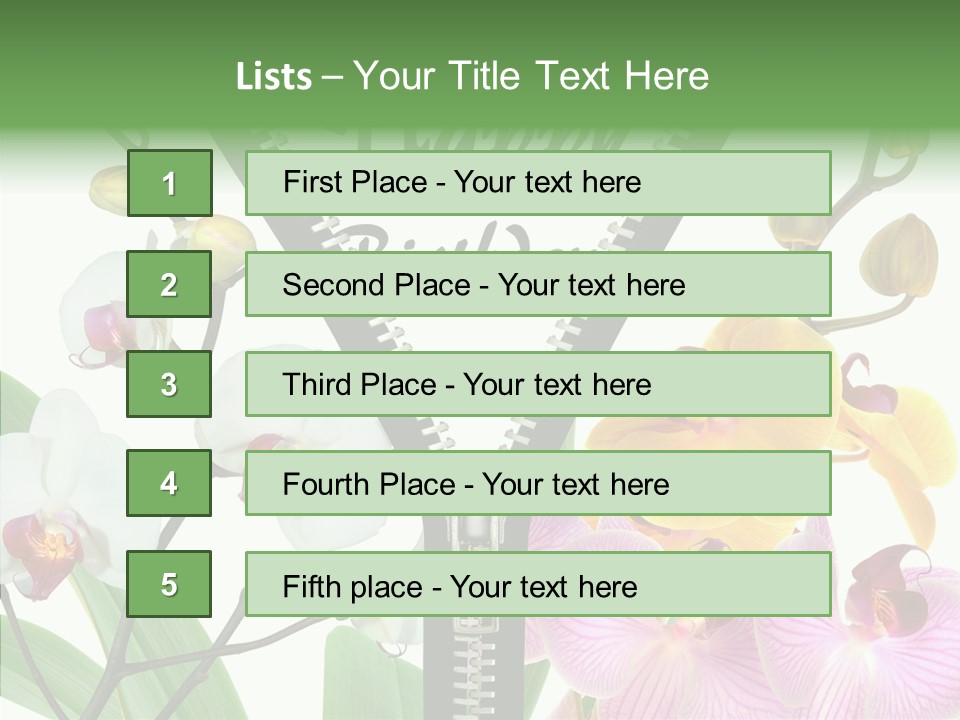 Service Festlich Geschenk PowerPoint Template