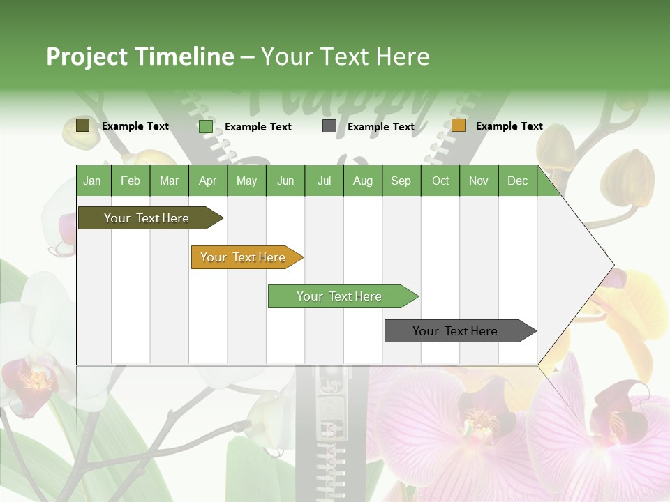 Service Festlich Geschenk PowerPoint Template