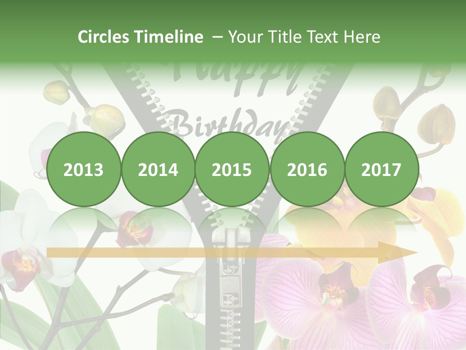 Service Festlich Geschenk PowerPoint Template