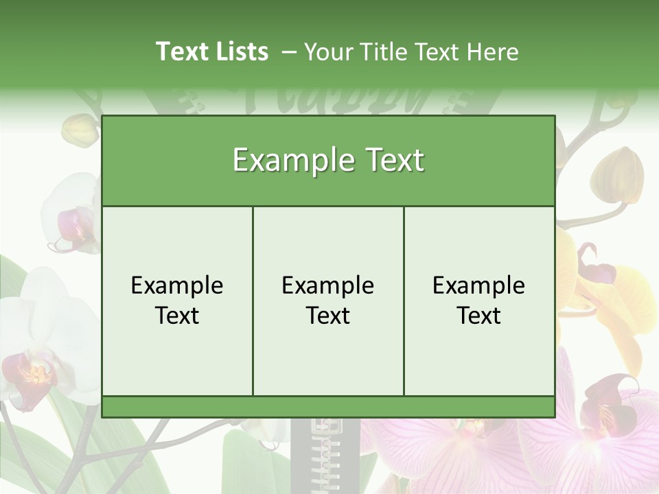 Service Festlich Geschenk PowerPoint Template