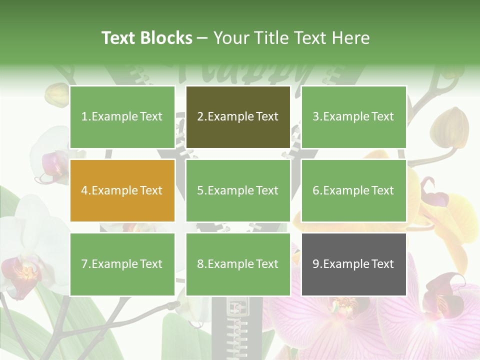 Service Festlich Geschenk PowerPoint Template