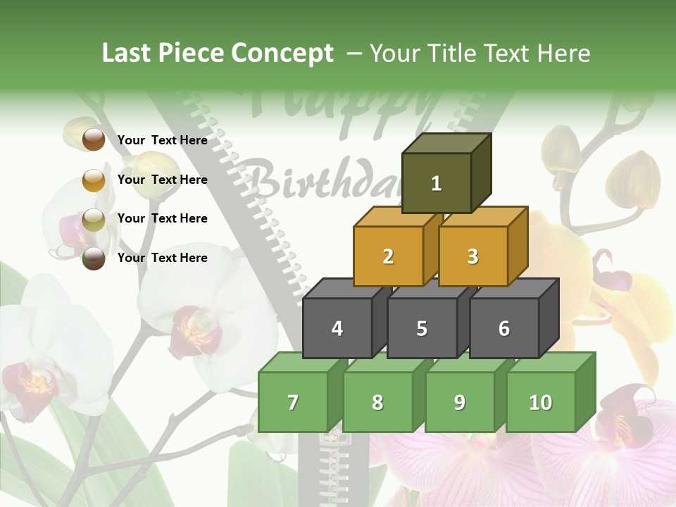 Service Festlich Geschenk PowerPoint Template