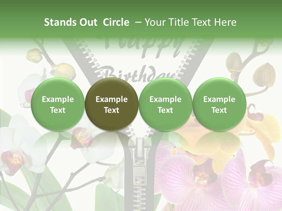 Service Festlich Geschenk PowerPoint Template