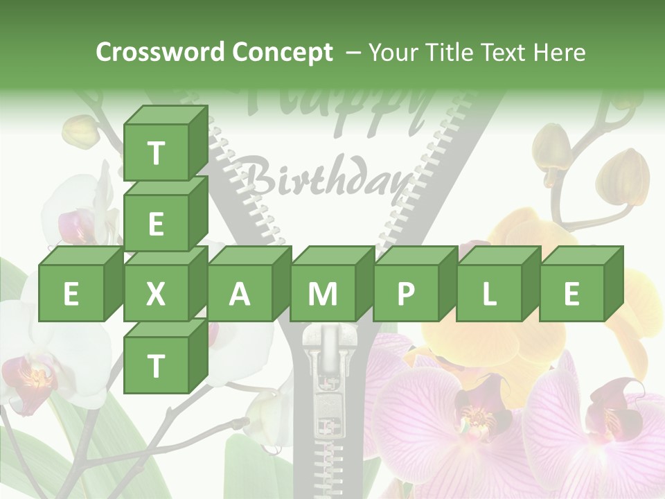 Service Festlich Geschenk PowerPoint Template