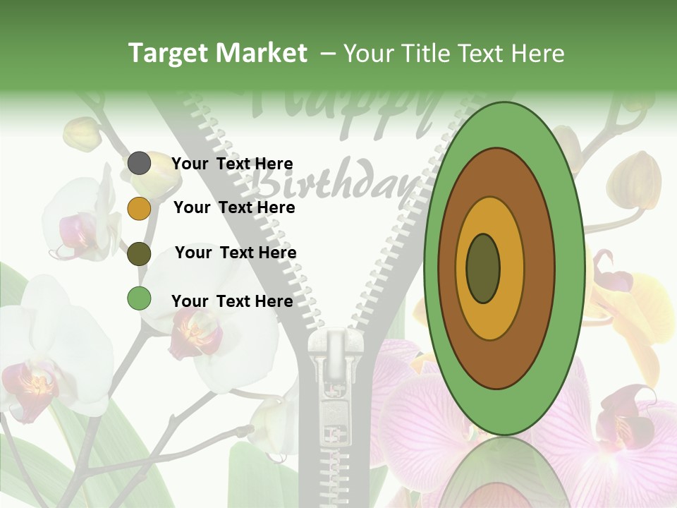 Service Festlich Geschenk PowerPoint Template