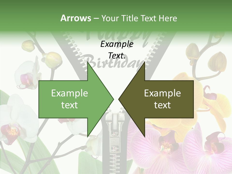 Service Festlich Geschenk PowerPoint Template