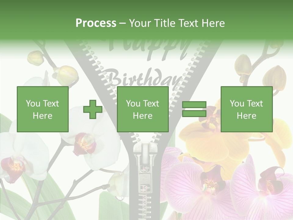 Service Festlich Geschenk PowerPoint Template