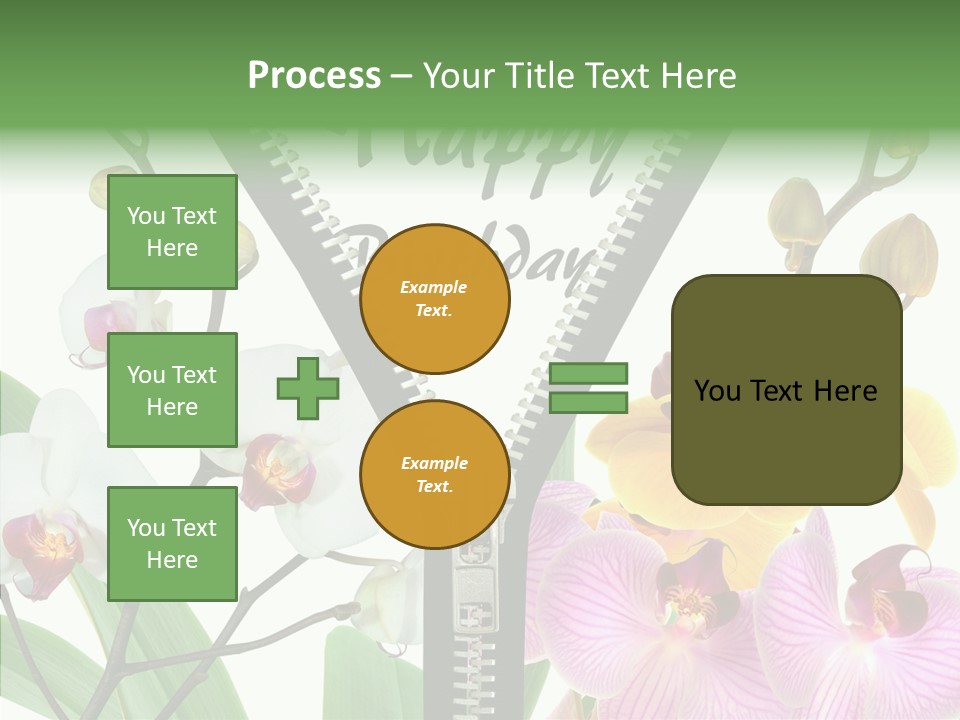 Service Festlich Geschenk PowerPoint Template