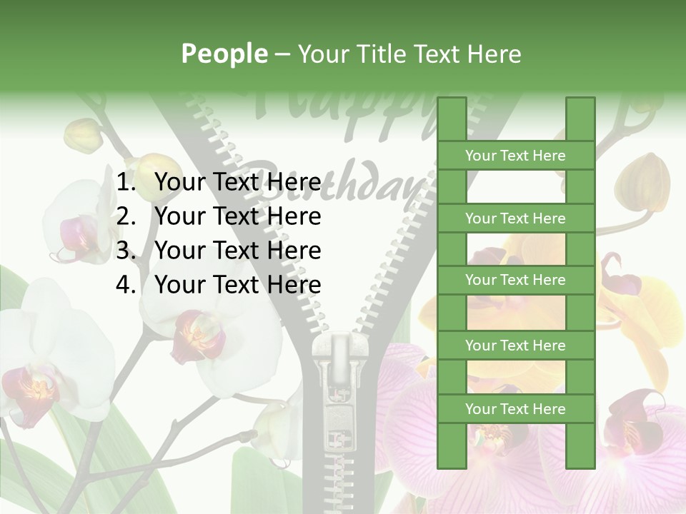 Service Festlich Geschenk PowerPoint Template