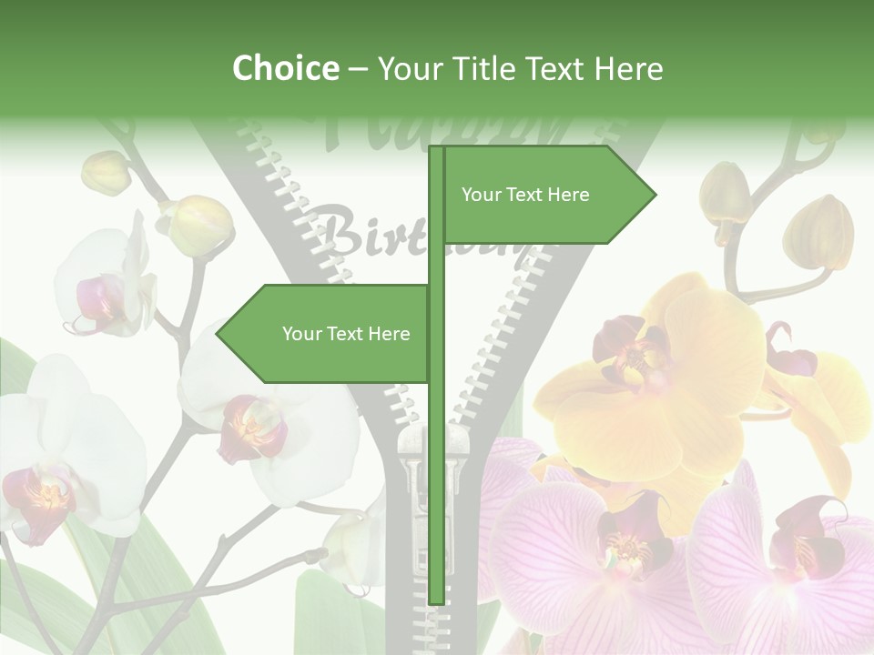 Service Festlich Geschenk PowerPoint Template