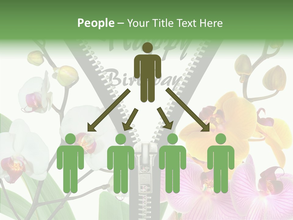 Service Festlich Geschenk PowerPoint Template