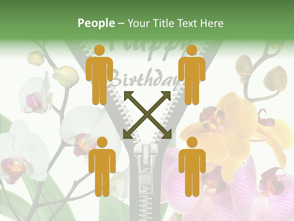 Service Festlich Geschenk PowerPoint Template