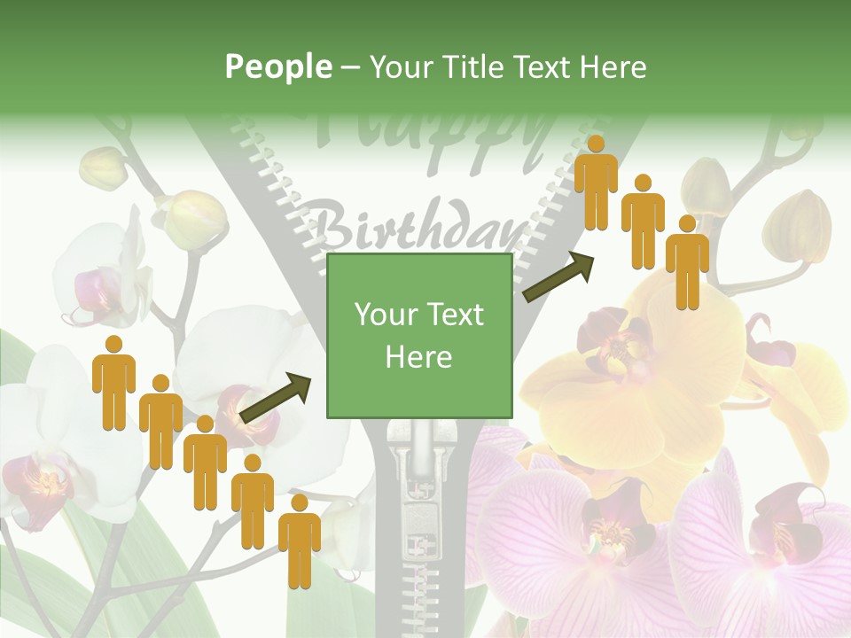 Service Festlich Geschenk PowerPoint Template