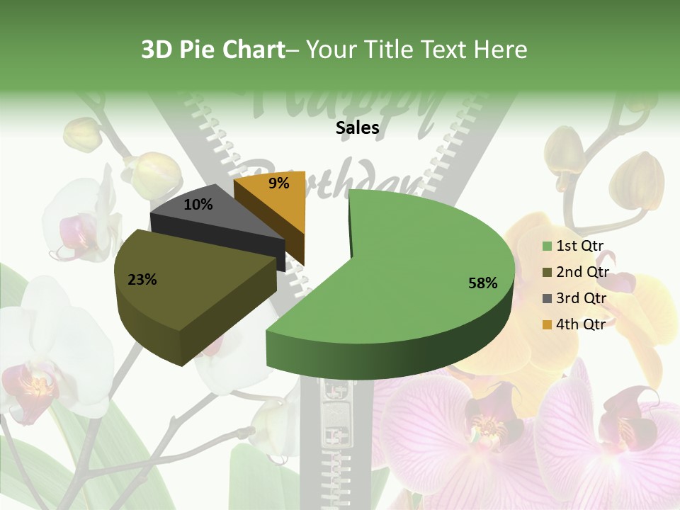 Service Festlich Geschenk PowerPoint Template