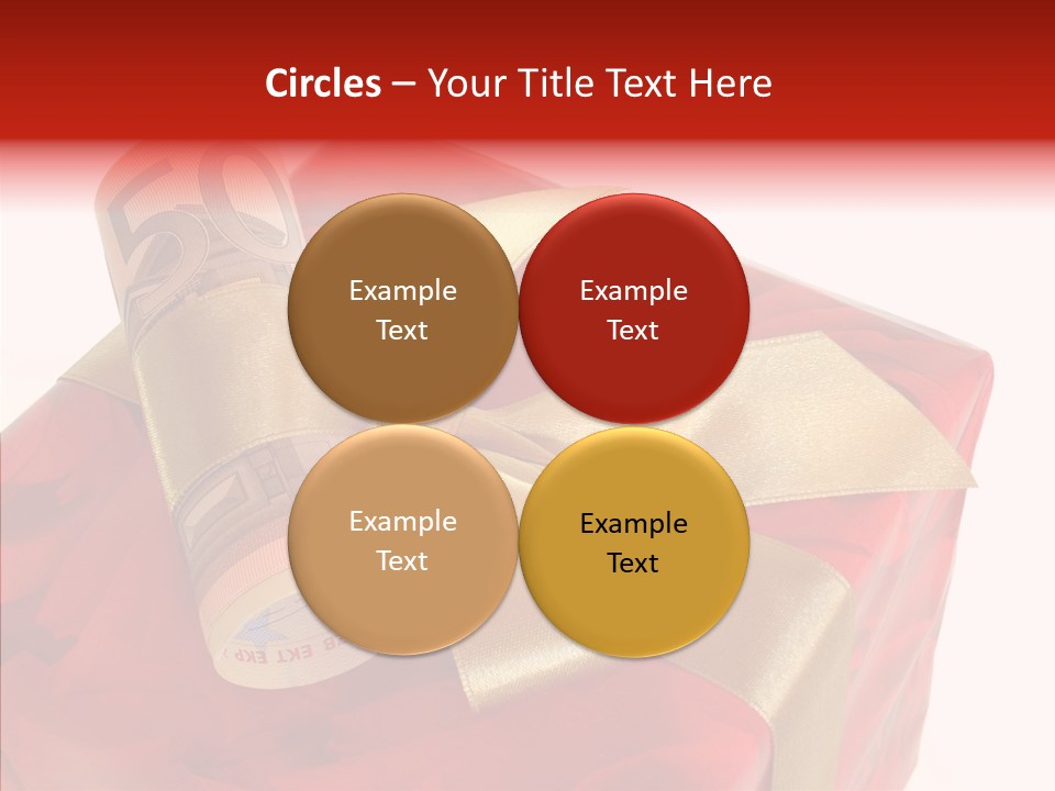 Dekoration Weihnachtsgeschenk Fest PowerPoint Template