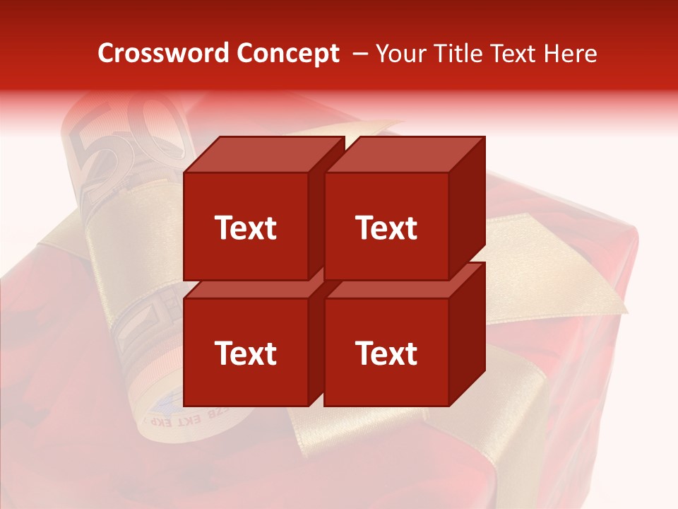 Dekoration Weihnachtsgeschenk Fest PowerPoint Template