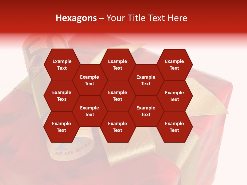 Dekoration Weihnachtsgeschenk Fest PowerPoint Template