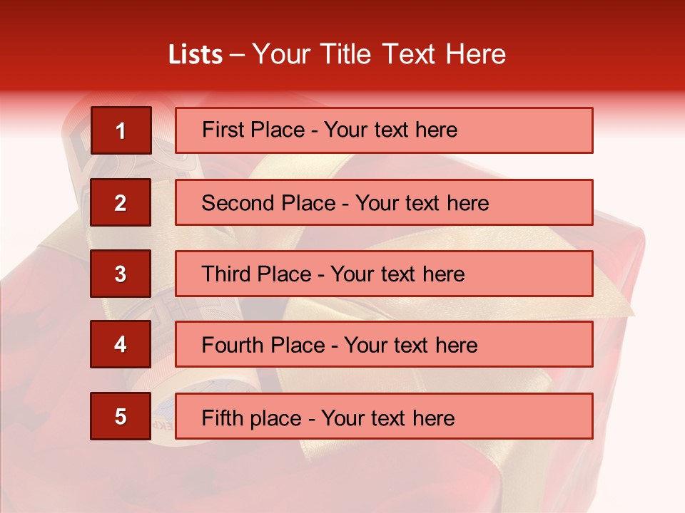 Dekoration Weihnachtsgeschenk Fest PowerPoint Template