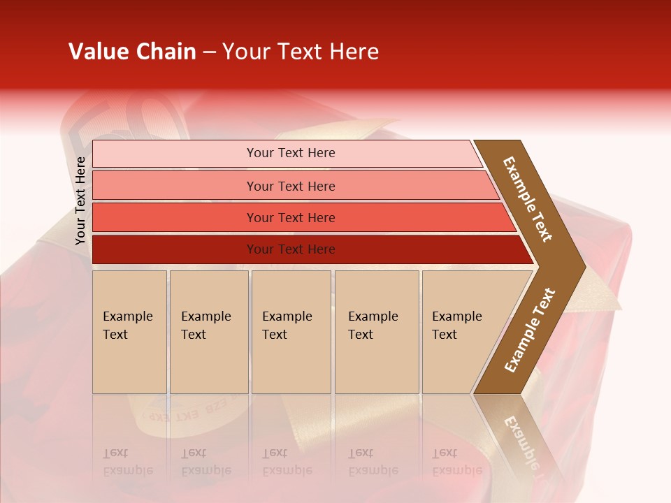 Dekoration Weihnachtsgeschenk Fest PowerPoint Template