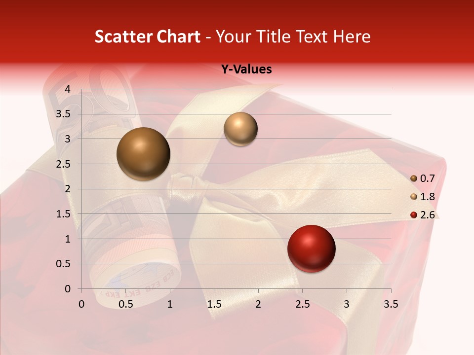 Dekoration Weihnachtsgeschenk Fest PowerPoint Template