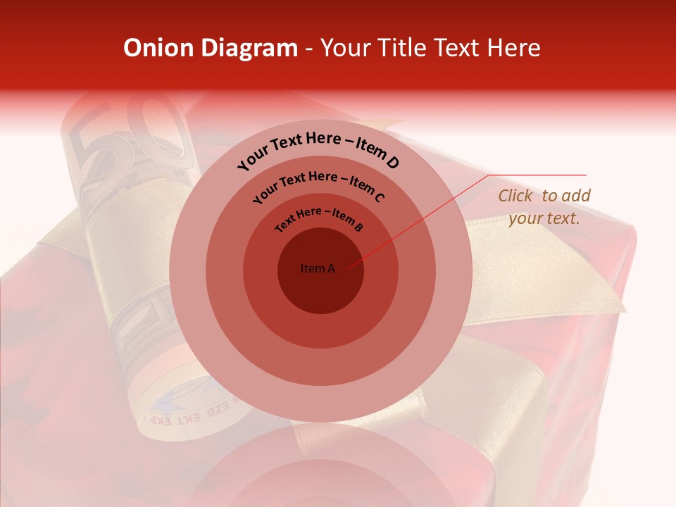 Dekoration Weihnachtsgeschenk Fest PowerPoint Template