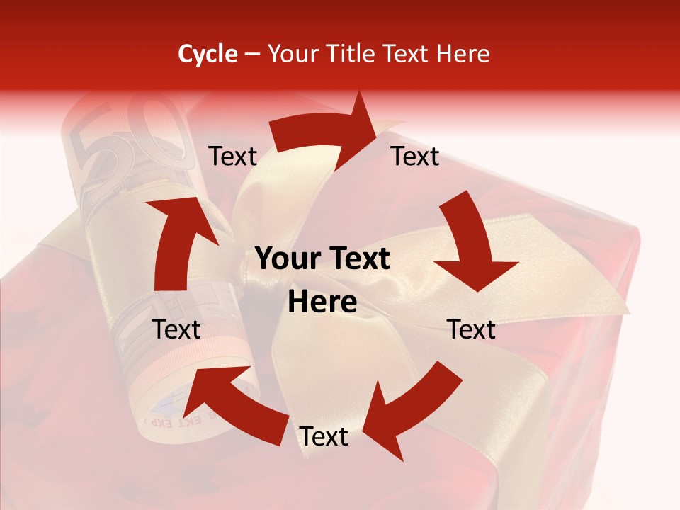 Dekoration Weihnachtsgeschenk Fest PowerPoint Template