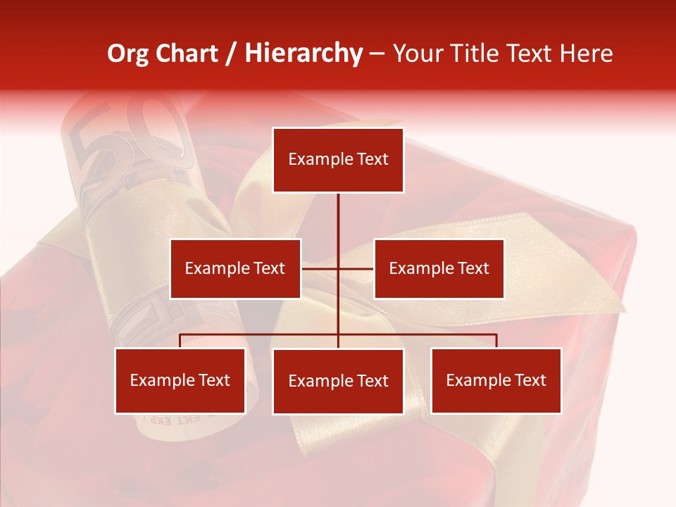 Dekoration Weihnachtsgeschenk Fest PowerPoint Template