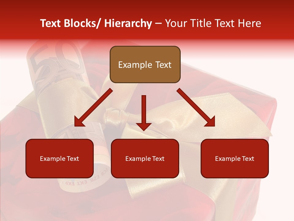 Dekoration Weihnachtsgeschenk Fest PowerPoint Template