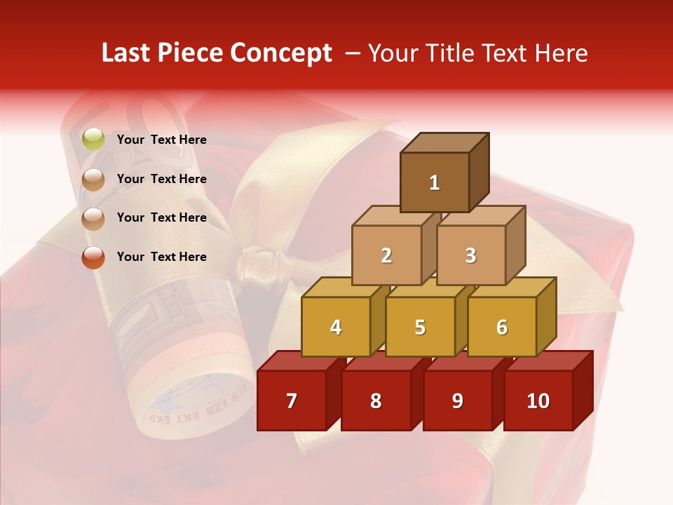 Dekoration Weihnachtsgeschenk Fest PowerPoint Template