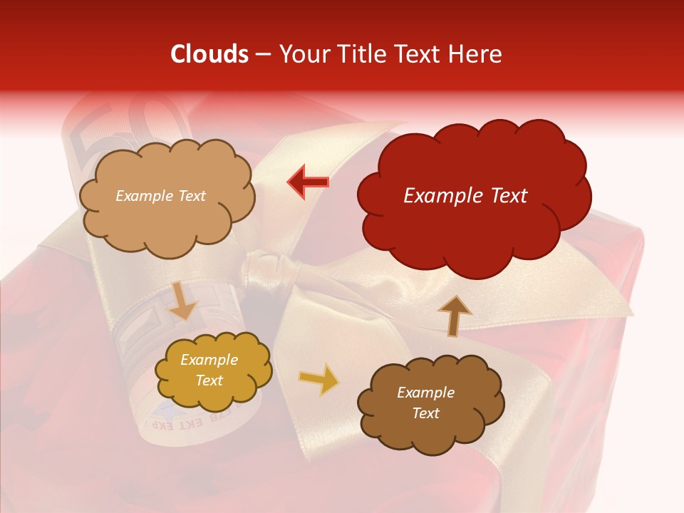 Dekoration Weihnachtsgeschenk Fest PowerPoint Template