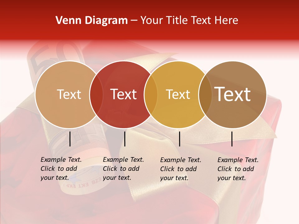 Dekoration Weihnachtsgeschenk Fest PowerPoint Template