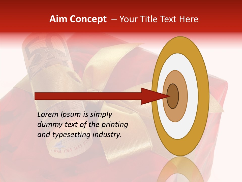 Dekoration Weihnachtsgeschenk Fest PowerPoint Template