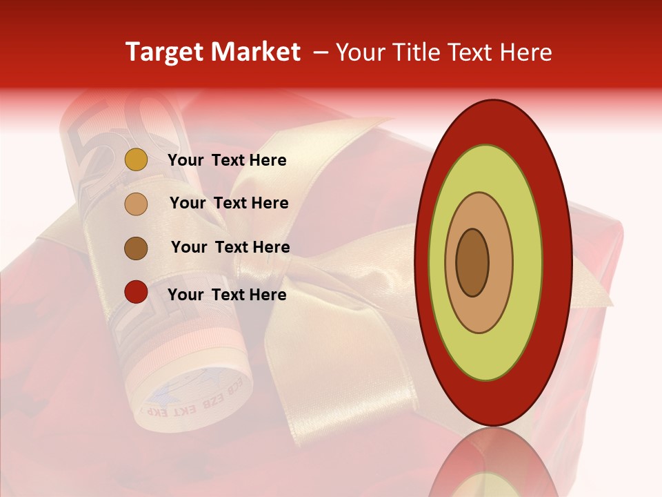 Dekoration Weihnachtsgeschenk Fest PowerPoint Template