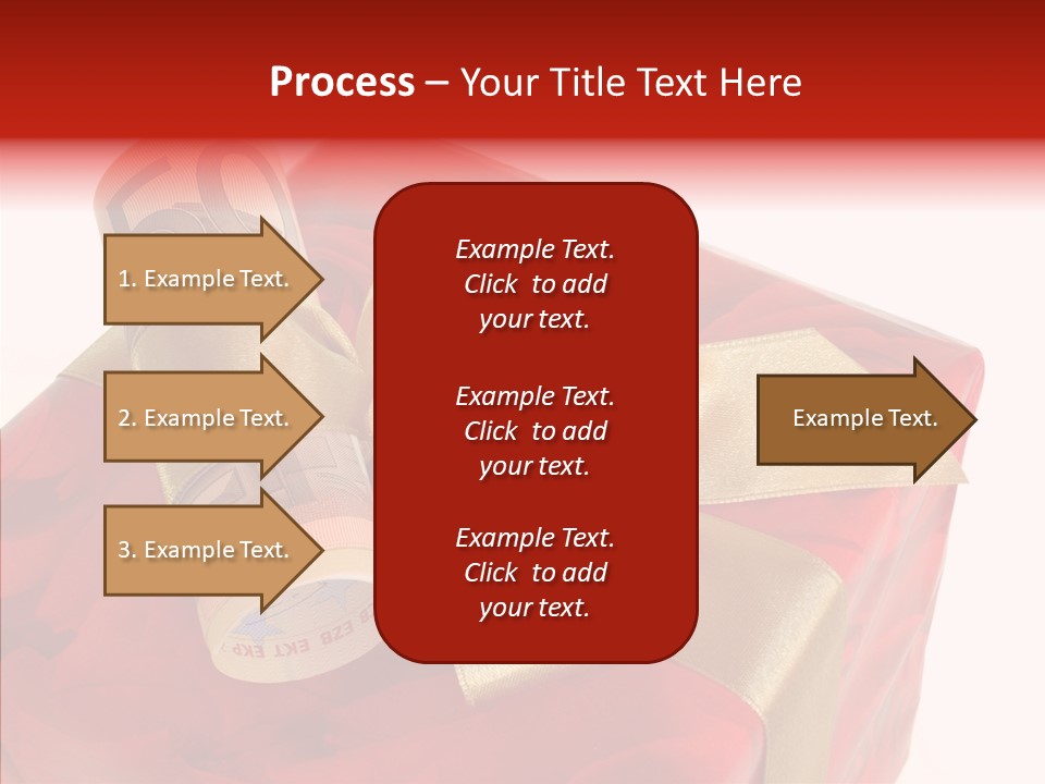 Dekoration Weihnachtsgeschenk Fest PowerPoint Template