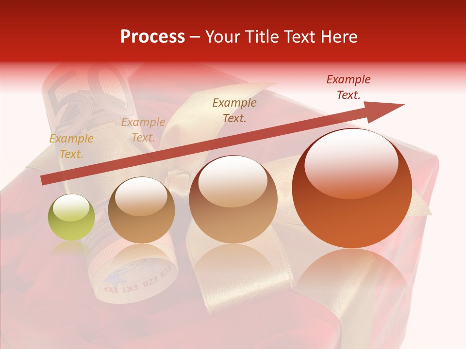 Dekoration Weihnachtsgeschenk Fest PowerPoint Template