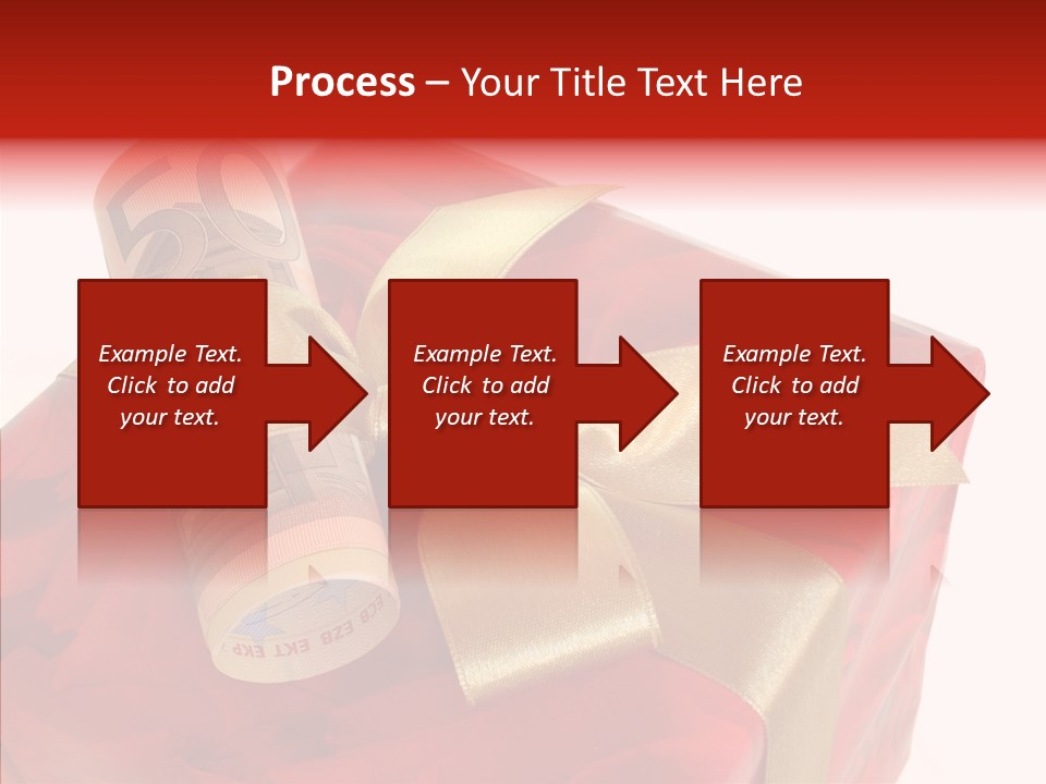 Dekoration Weihnachtsgeschenk Fest PowerPoint Template