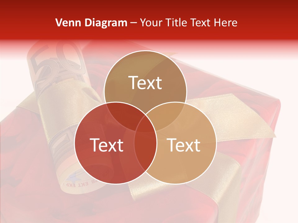 Dekoration Weihnachtsgeschenk Fest PowerPoint Template