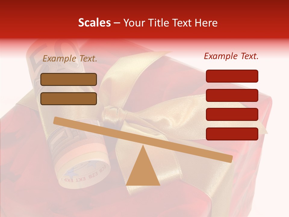 Dekoration Weihnachtsgeschenk Fest PowerPoint Template