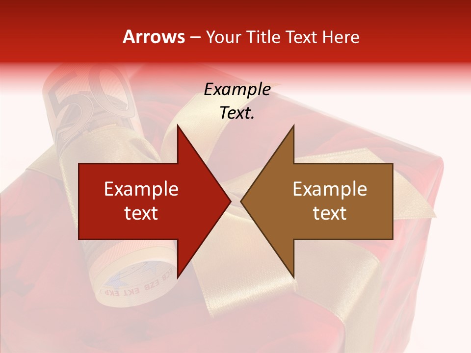 Dekoration Weihnachtsgeschenk Fest PowerPoint Template