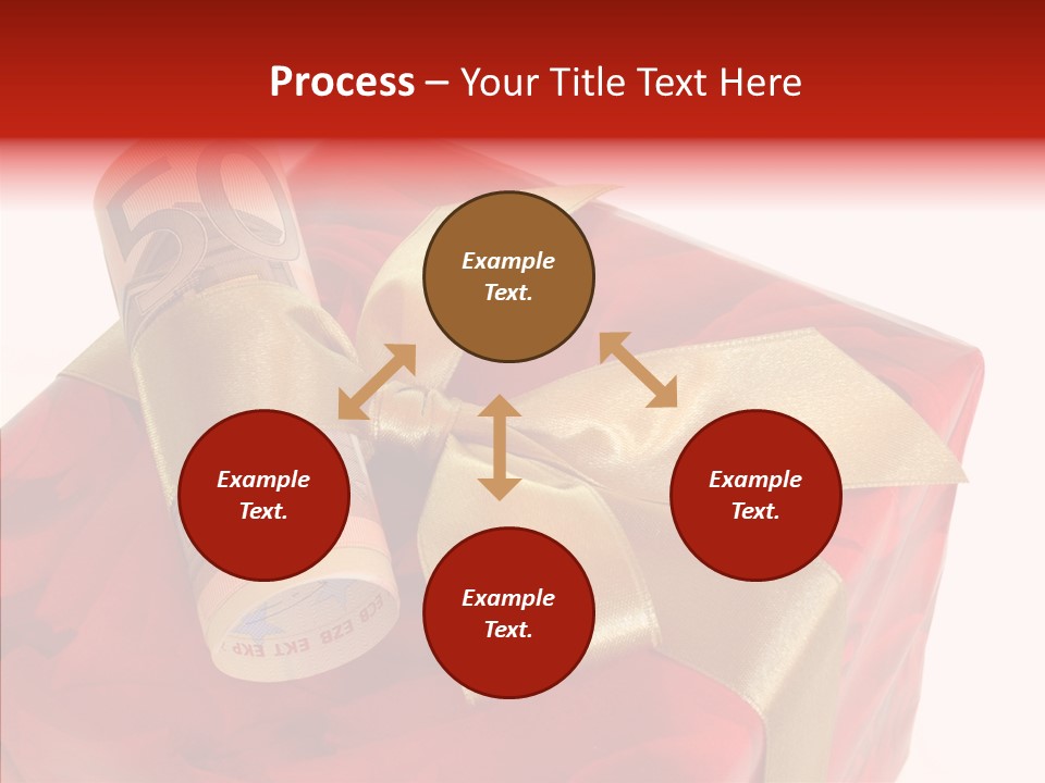 Dekoration Weihnachtsgeschenk Fest PowerPoint Template