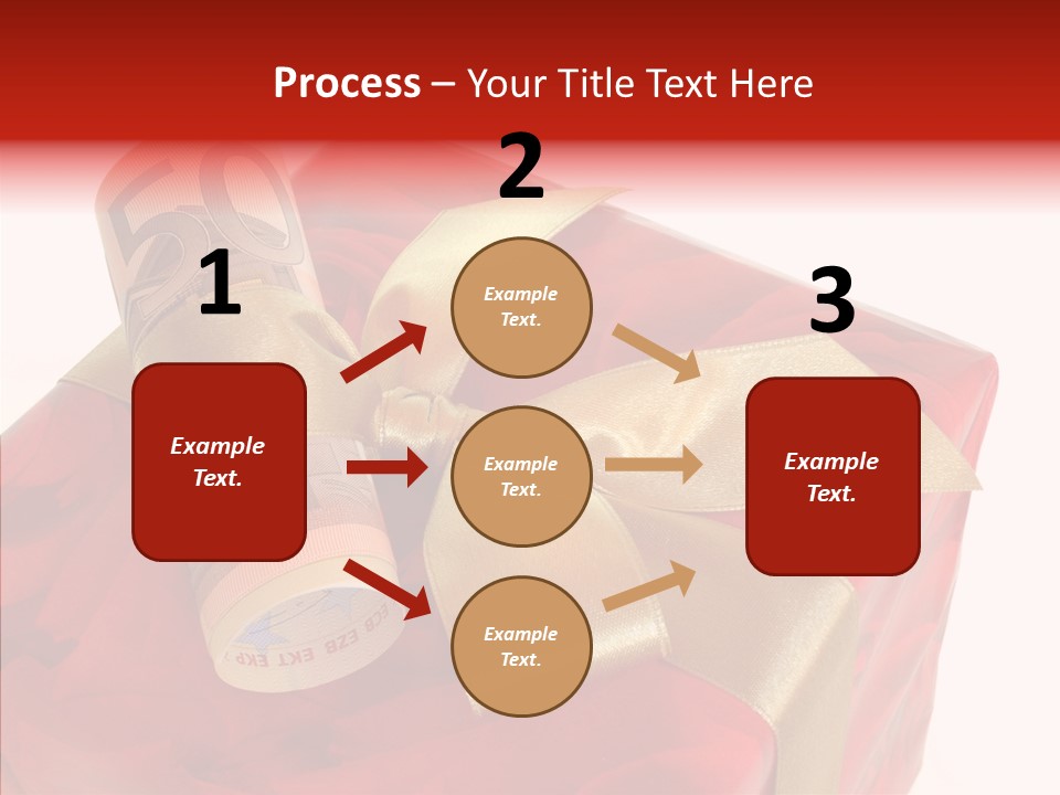 Dekoration Weihnachtsgeschenk Fest PowerPoint Template