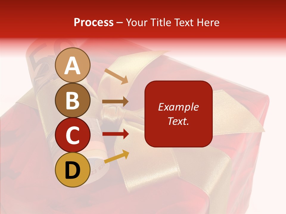 Dekoration Weihnachtsgeschenk Fest PowerPoint Template