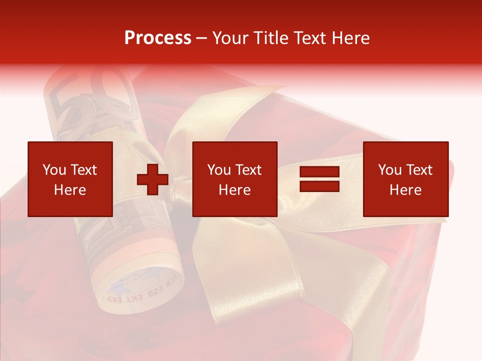 Dekoration Weihnachtsgeschenk Fest PowerPoint Template