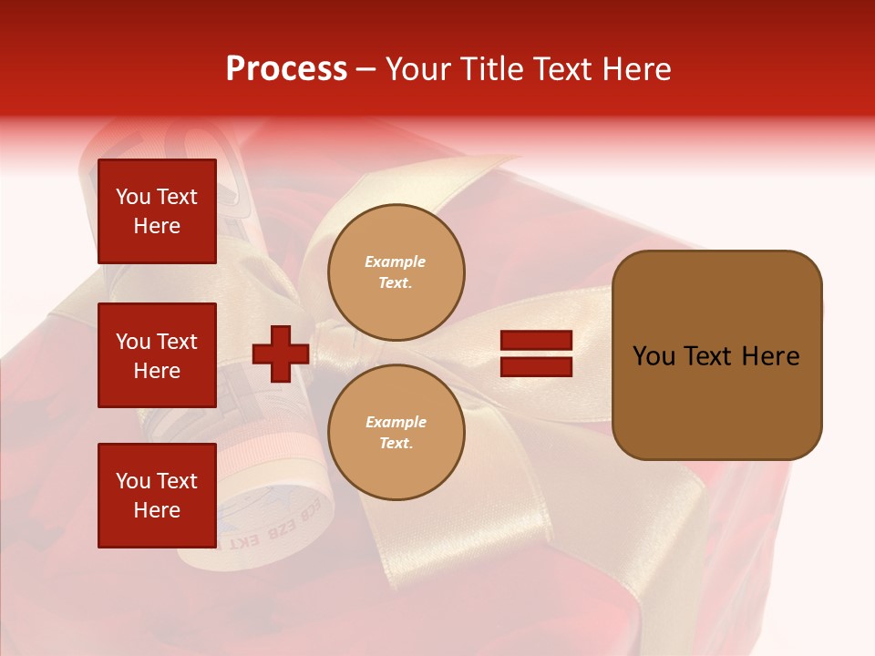 Dekoration Weihnachtsgeschenk Fest PowerPoint Template