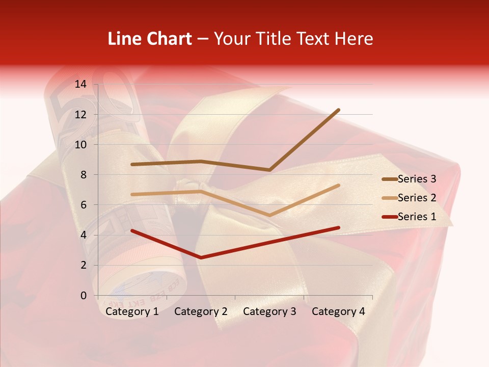 Dekoration Weihnachtsgeschenk Fest PowerPoint Template