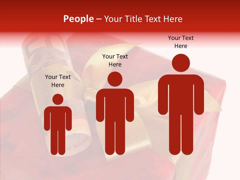 Dekoration Weihnachtsgeschenk Fest PowerPoint Template